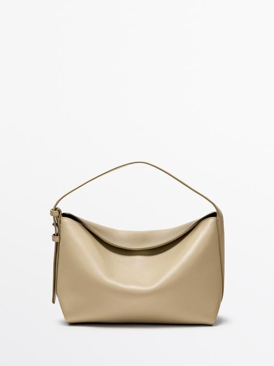 Small nappa leather shoulder bag | Zara US