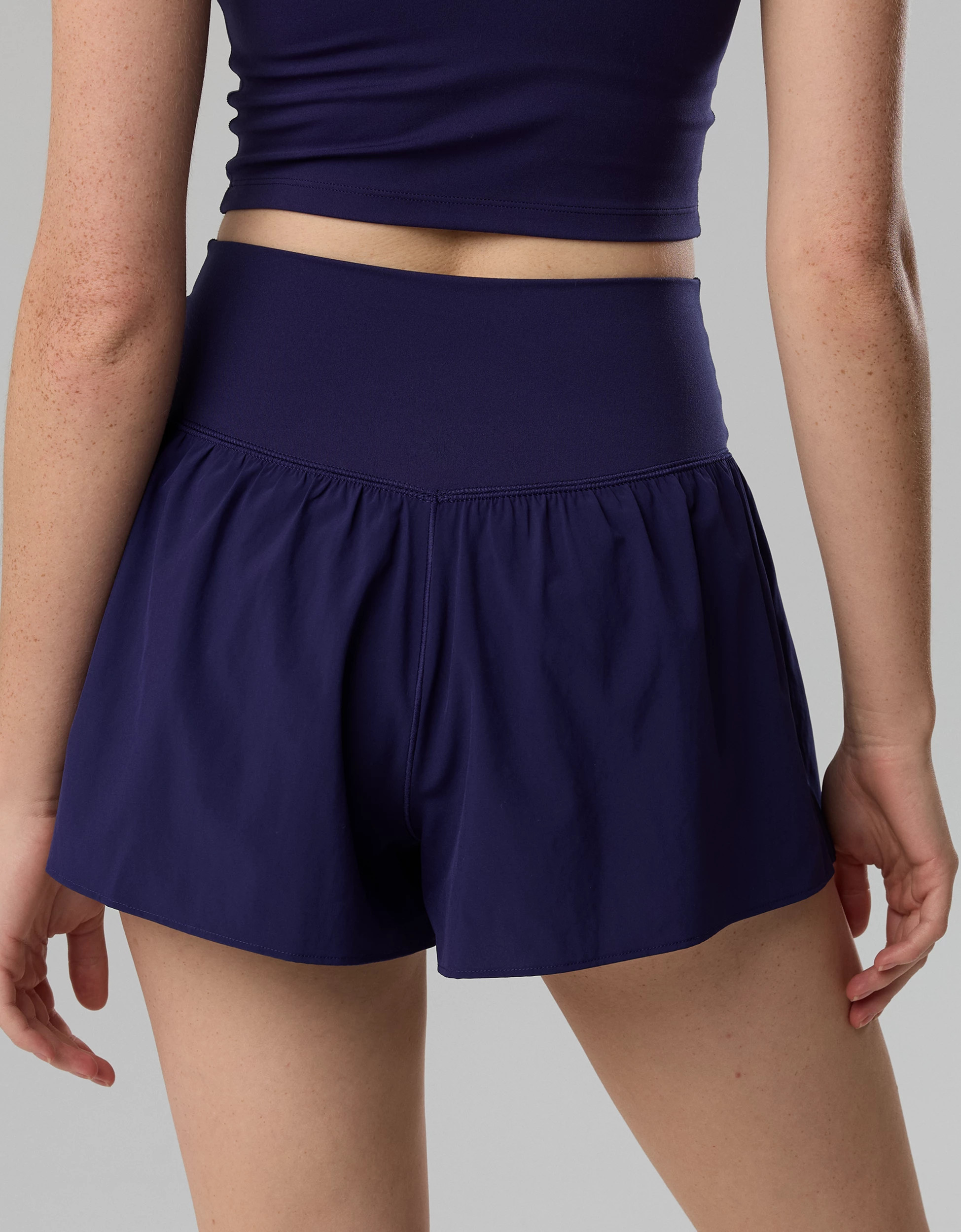 Michigan Wolverines OFFLINE By Aerie Crossover Flowy Short | American Eagle Outfitters (US & CA)