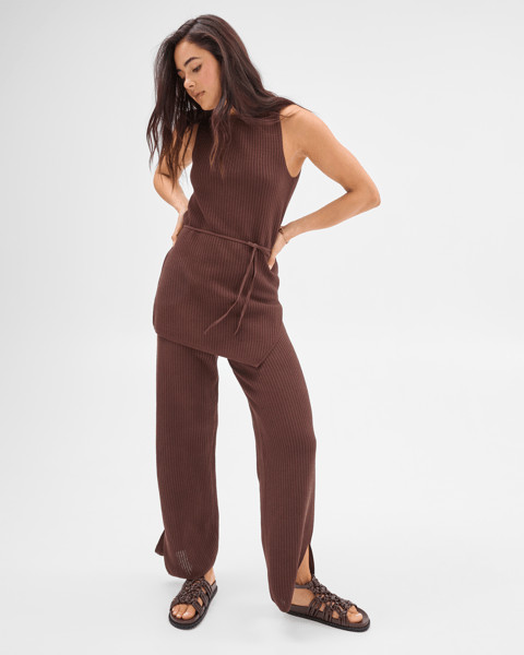 Crochet Straight Leg Pants - Lily Loves - Espresso | Target AU