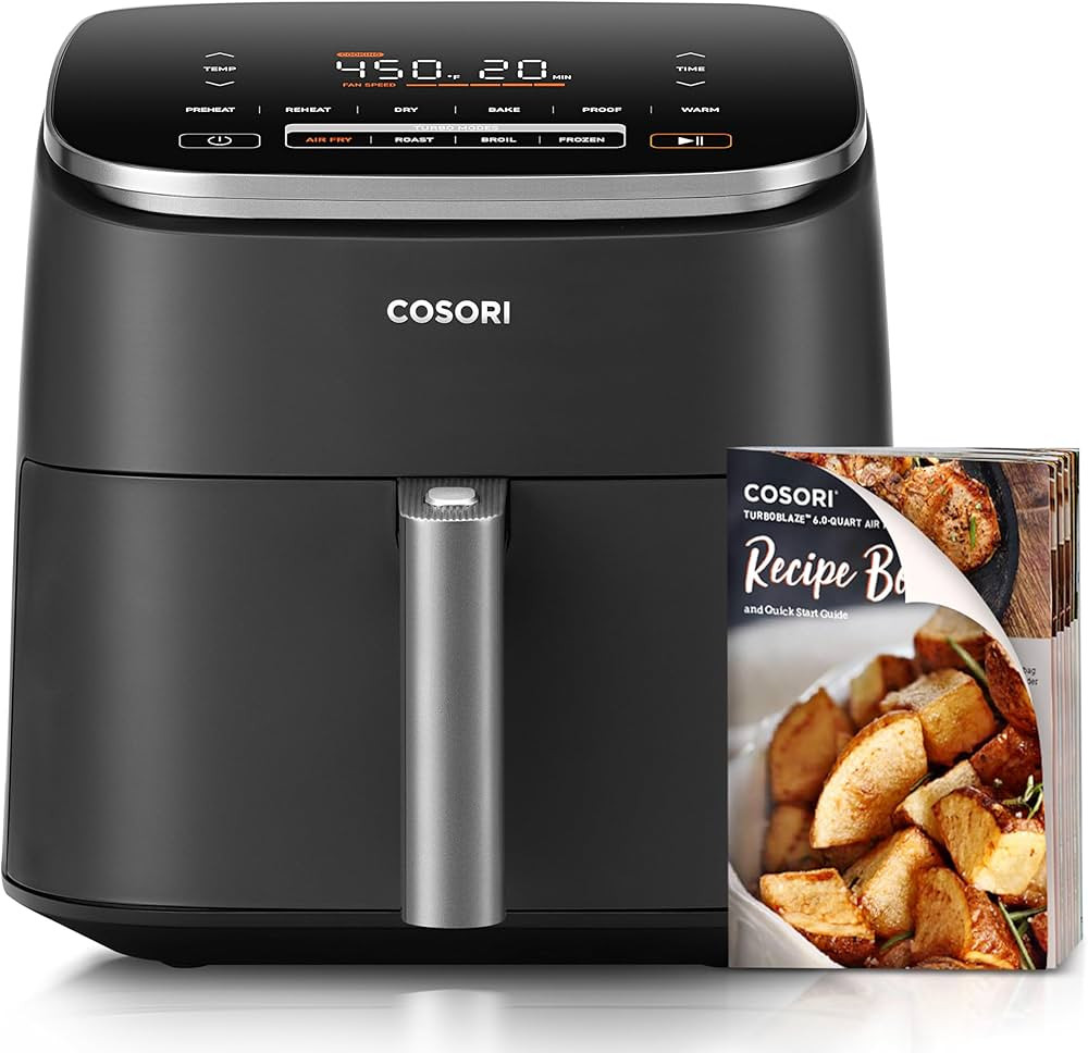 COSORI Air Fryer TurboBlaze 6 Qt Compact Airfryer that Roast, Bake, Proof, 9 Functions, 5 Speeds,... | Amazon (US)