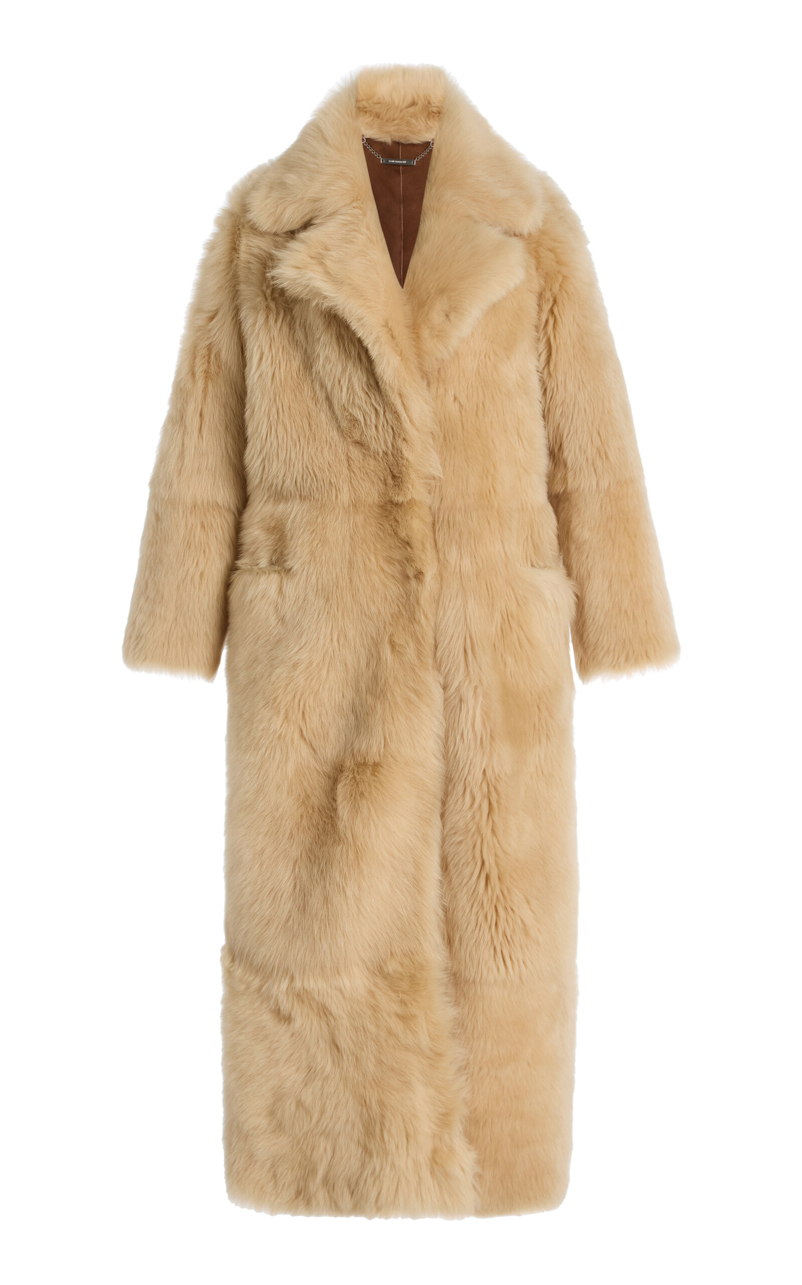 Evita Long Shearling Coat | Moda Operandi (Global)
