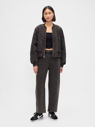 Heavyweight French Terry Barrel Sweatpants | Gap (US)