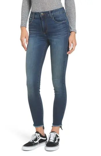 Women's Sts Blue Ellie Step Hem Skinny Jeans, Size 24 - Blue | Nordstrom