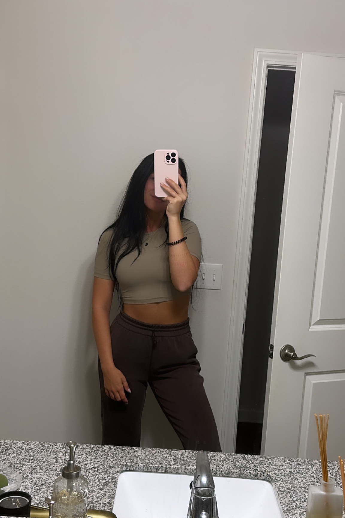 Shirt is size small
Pants size 6
Bra size 6 

#LTKfitness #LTKstyletip #LTKSale