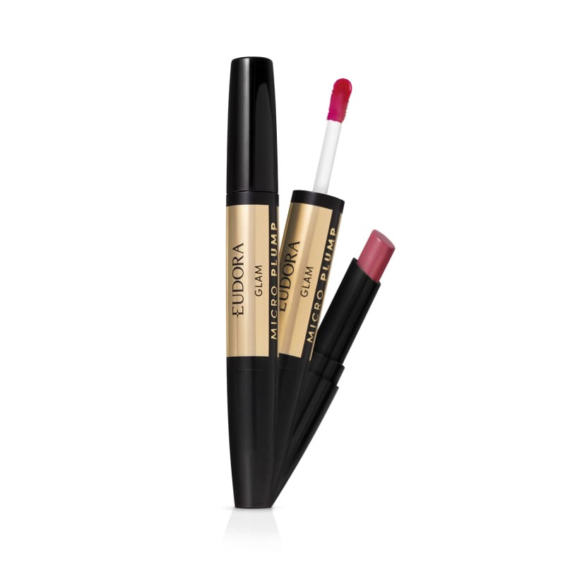Batom Duo Rosado Nobre Glam  Micro Plump 1,8g | Eudora (BR)