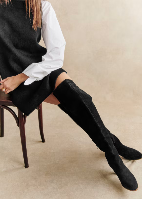 Anaelle Thigh High Boots | Sezane Paris - US