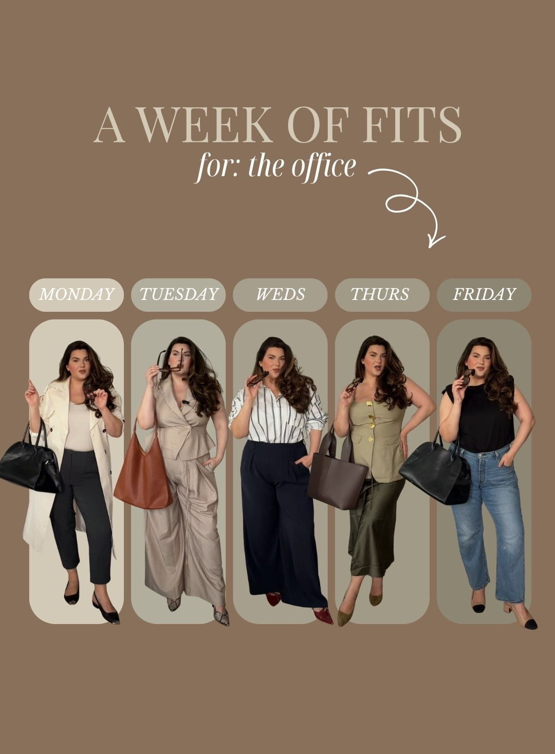 I planned your outfits for the week so you don’t have to ❤️

#LTKootd #LTKMidsize #LTKWorkwear