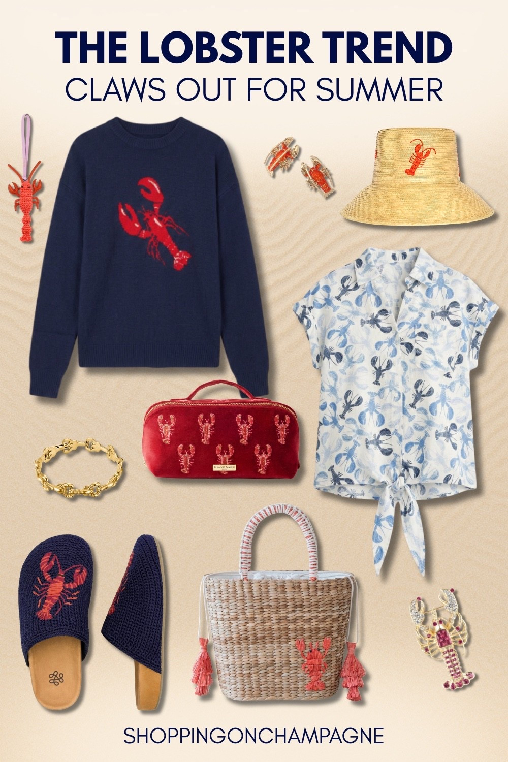 Add a bit of whimsy to your summer outfits with a lobster 🦞 sweater, bucket hat, tote, shirt, mules, and jewelry.

#LTKSeasonal #LTKOver40 #LTKMidsize
