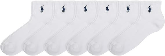 Polo Ralph Lauren Women's Cushion Quarter Socks (6 Pairs) | Amazon (US)