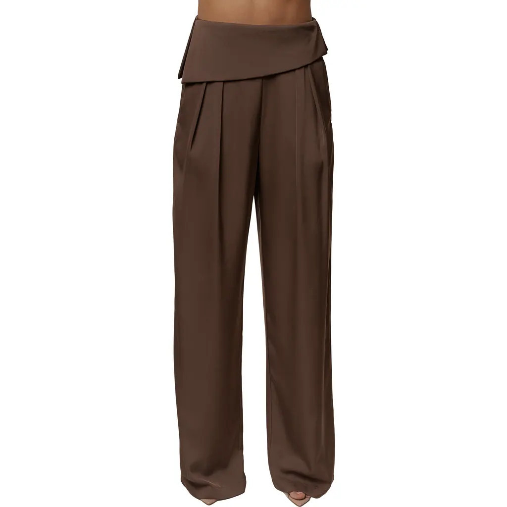 JLUXLABEL Executive Trousers in Chocolate at Nordstrom, Size X-Small 32 | Nordstrom
