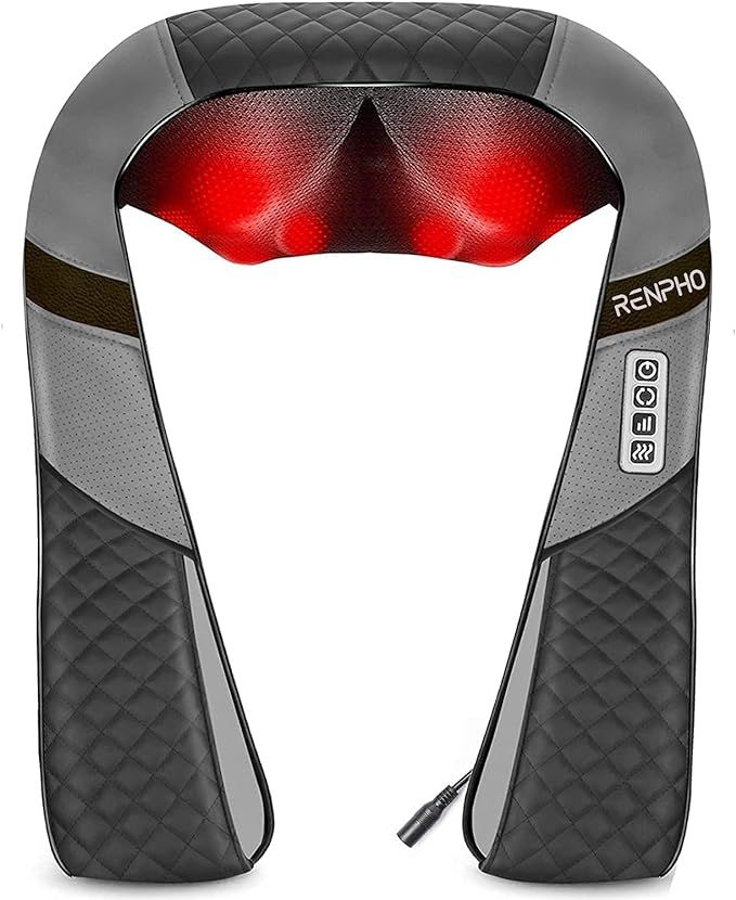 RENPHO Neck Massager with Heat, Shiatsu Shoulder Massager with Electric Deep Tissue Kneading Mass... | Amazon (US)