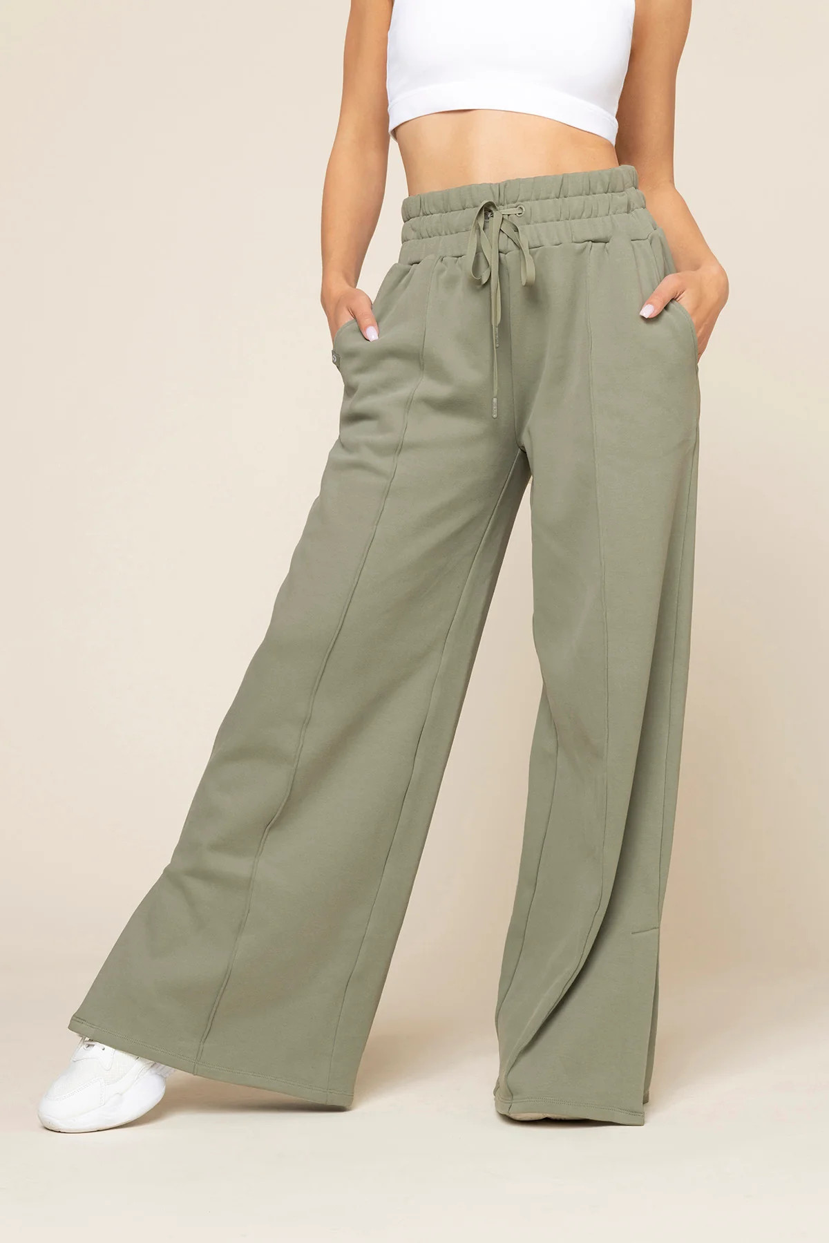 Perfect Plane Pants - Light Sage | POPFLEX