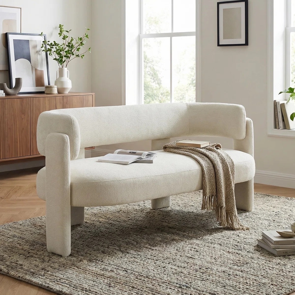 Upholstered Barrel Backrest Loveseat Sofa

#LTKxMadewell #LTKootd #LTKmomlife