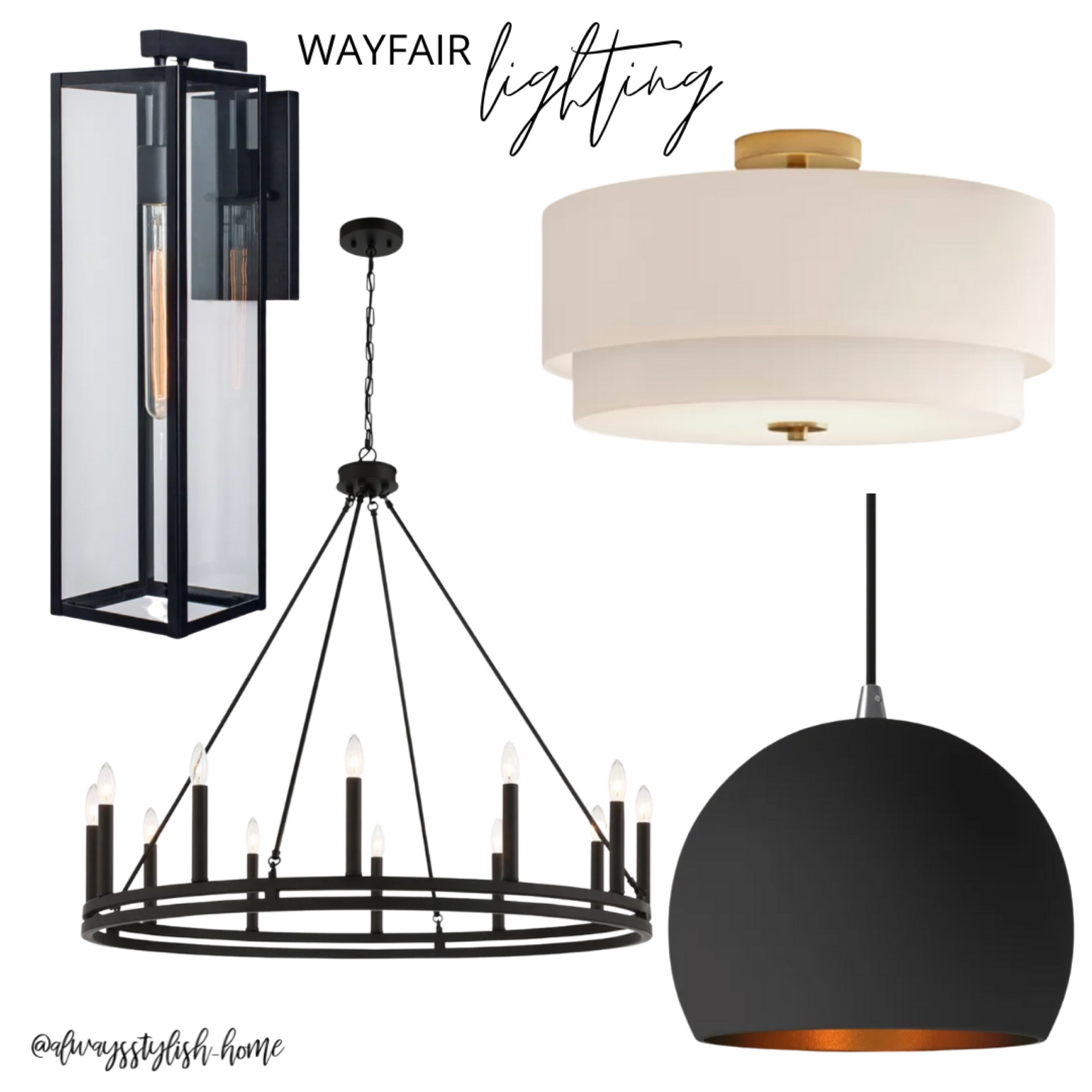 Presidents’ Day sale! Modern lighting, black dome pendant, lantern scones, wagon wheel chandelier, drum shade chandelier, 

#LTKhome #LTKFind #LTKsalealert