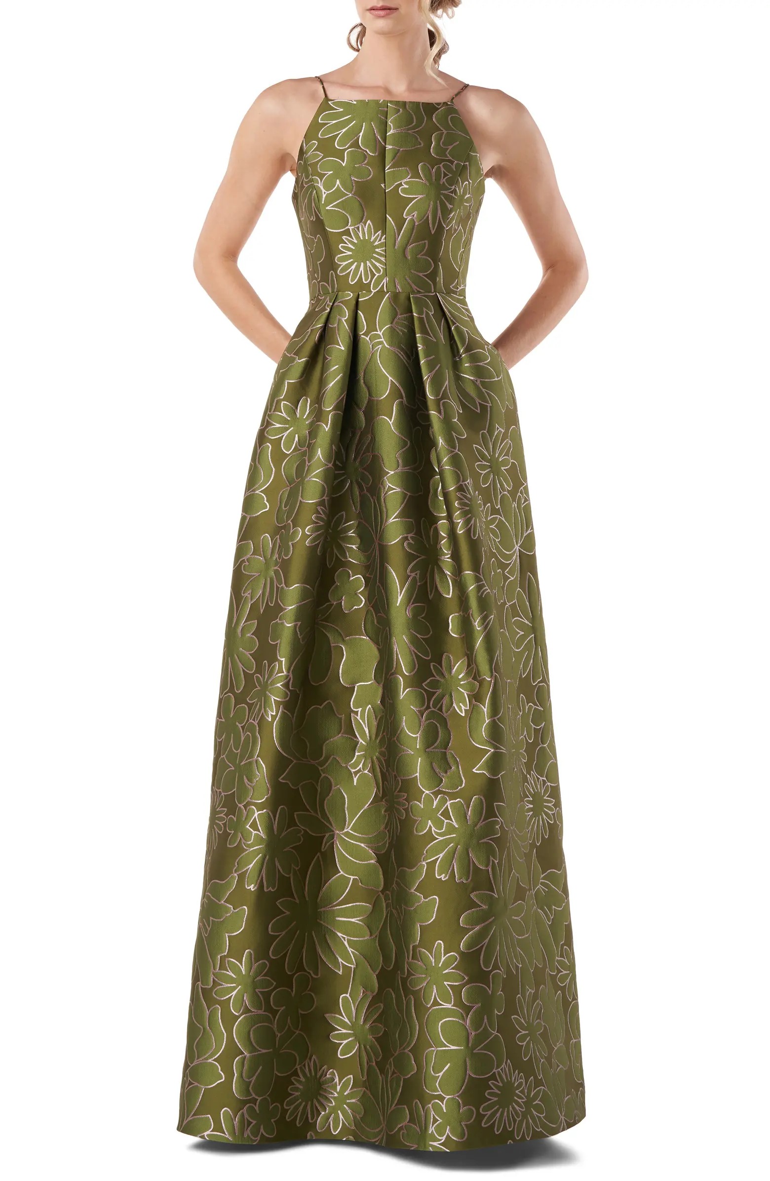 lime green mother of the bride dress
