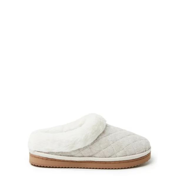 Dearfoams Cozy Comfort Wool Inspired Scuff Slippers (Women's) - Walmart.com | Walmart (US)