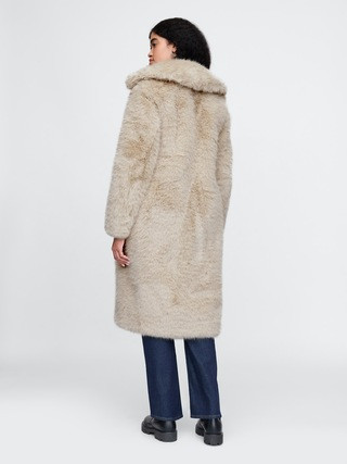 Recycled Faux Fur Coat | Gap (US)