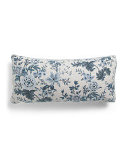14x30 Floral Embroidered Extra Long Lumbar Pillow | Throw Pillows | Marshalls | Marshalls