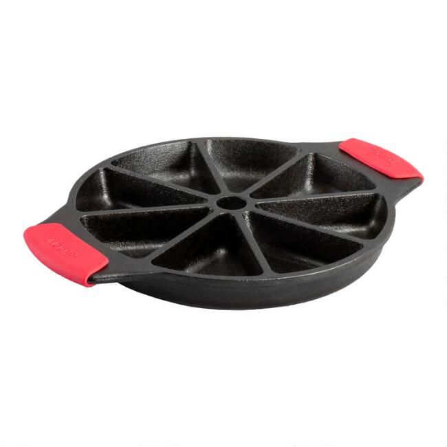Lodge Cast Iron Wedge Pan with Grips | World Market