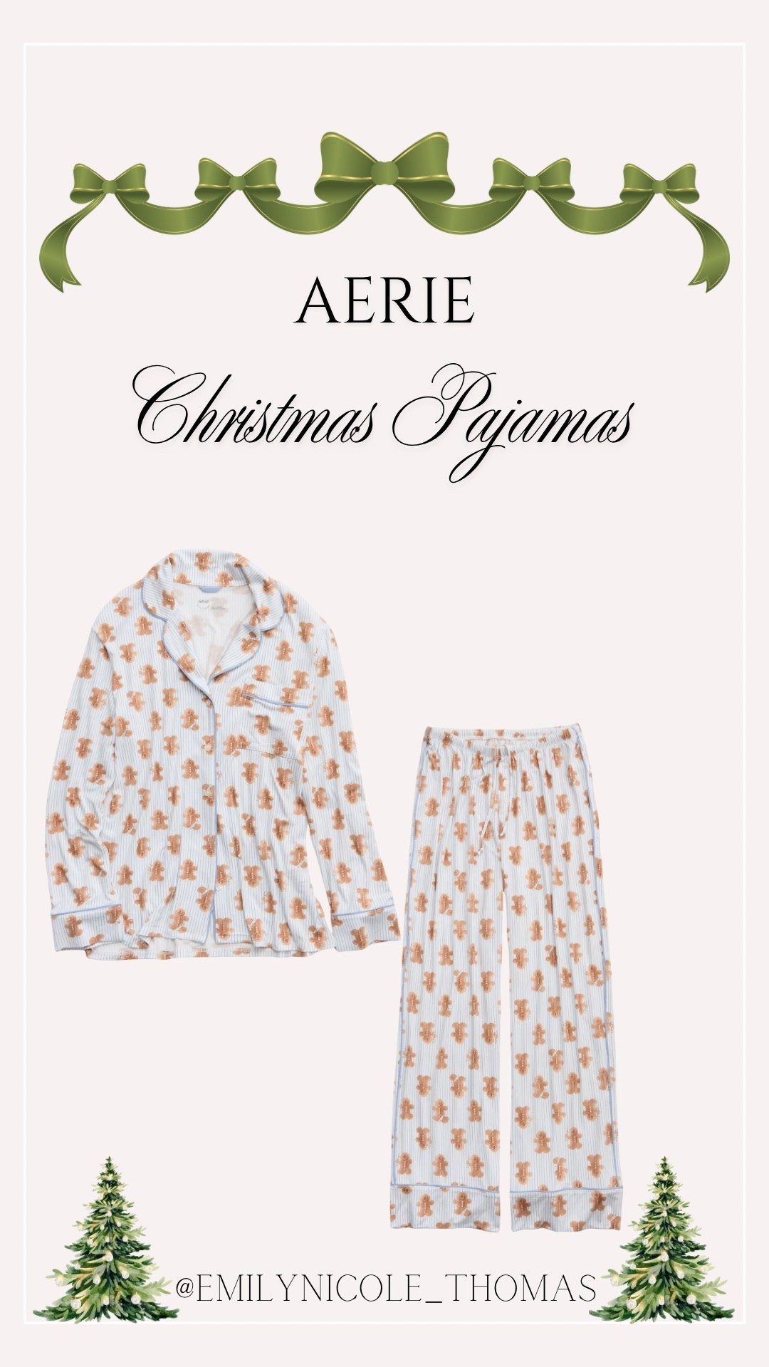 Aerie Christmas Pajamas 🩵

Aerie, Christmas pajamas, Christmas pjs, matching pajamas, gingerbread pajamas

#LTKGiftGuide #LTKHoliday #LTKSeasonal