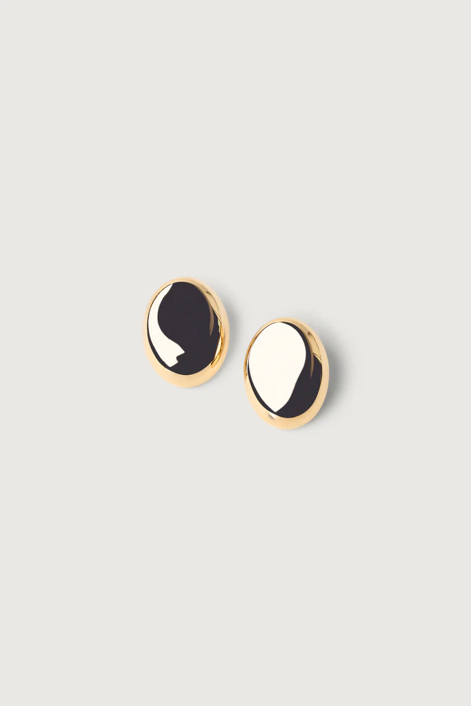 CHUNKY ROUND EARRING | OAK + FORT