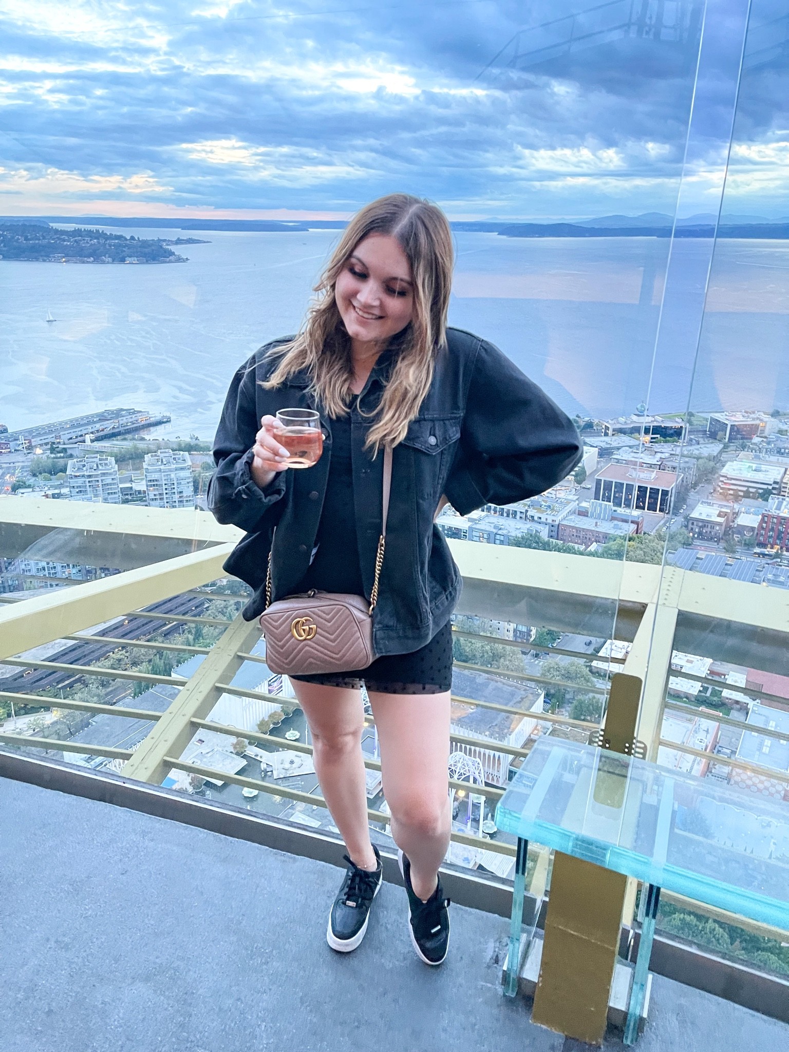 All black birthday outfit idea. I wore this when visiting the Space Needle in Seattle

I’m wearing a mens XL jacket, a L dress and size 9 sneakers 

#LTKstyletip #LTKSeasonal #LTKtravel