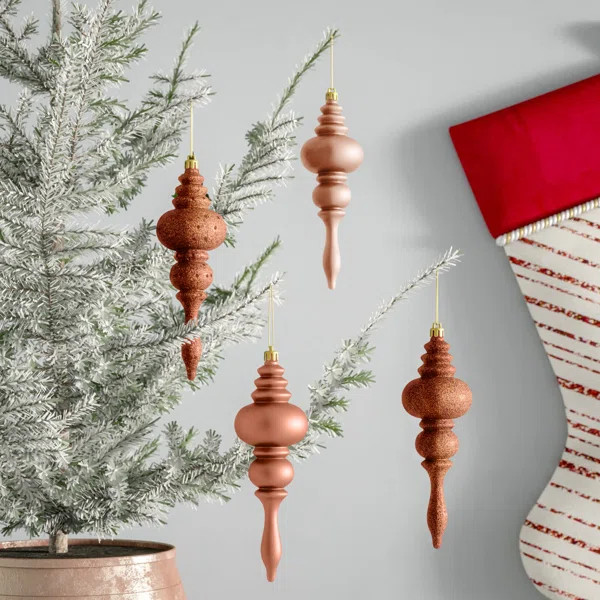 7" Finial Ornament 8/Pk | Wayfair North America