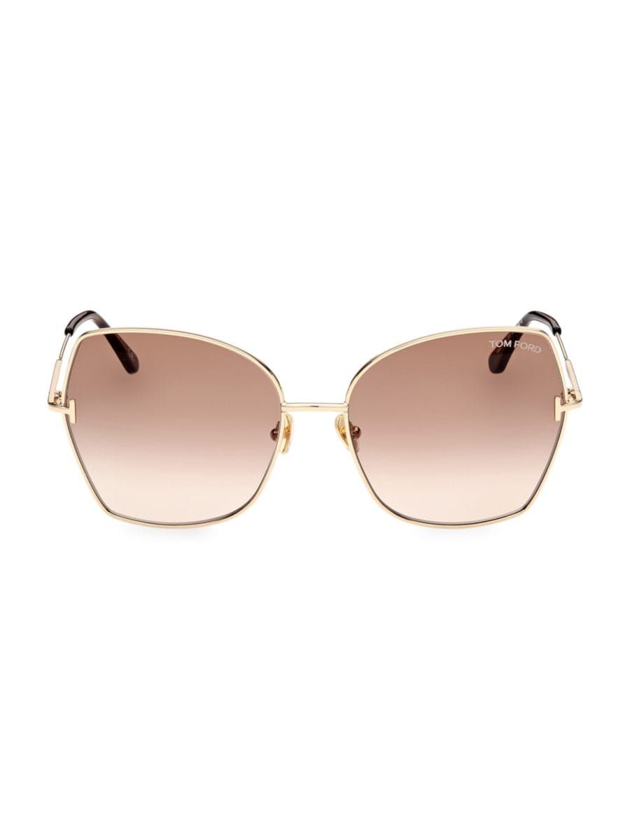 Farah 60MM Geometric Sunglasses | Saks Fifth Avenue