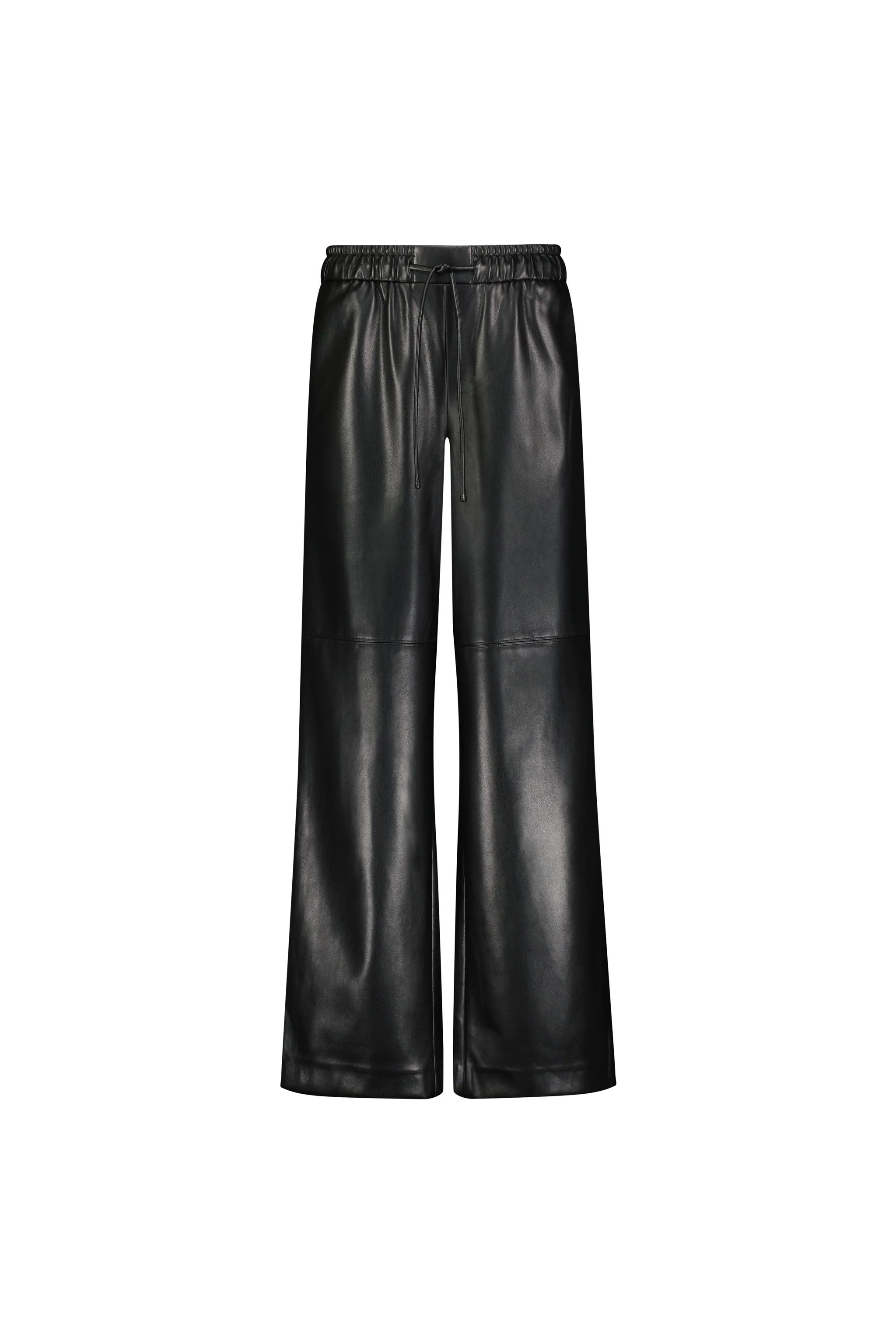 Vegan Leather Relaxed Drawstring Pant | MAYSON the label
