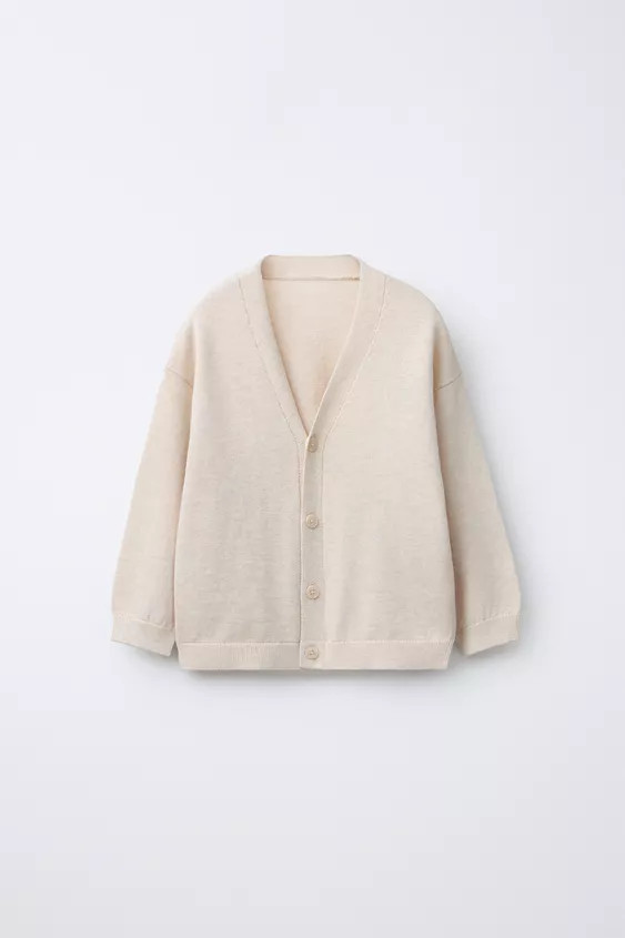 PLAIN KNIT CARDIGAN | Zara US