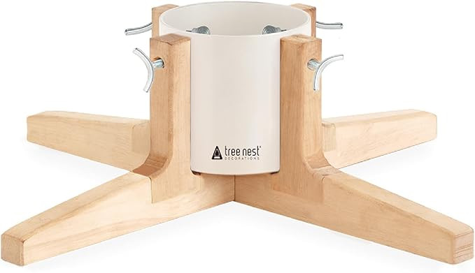 Tree Nest Christmas Tree Stand Base for 7ft Real Tree Sliver Christmas Tree Holder Stable for Xma... | Amazon (US)