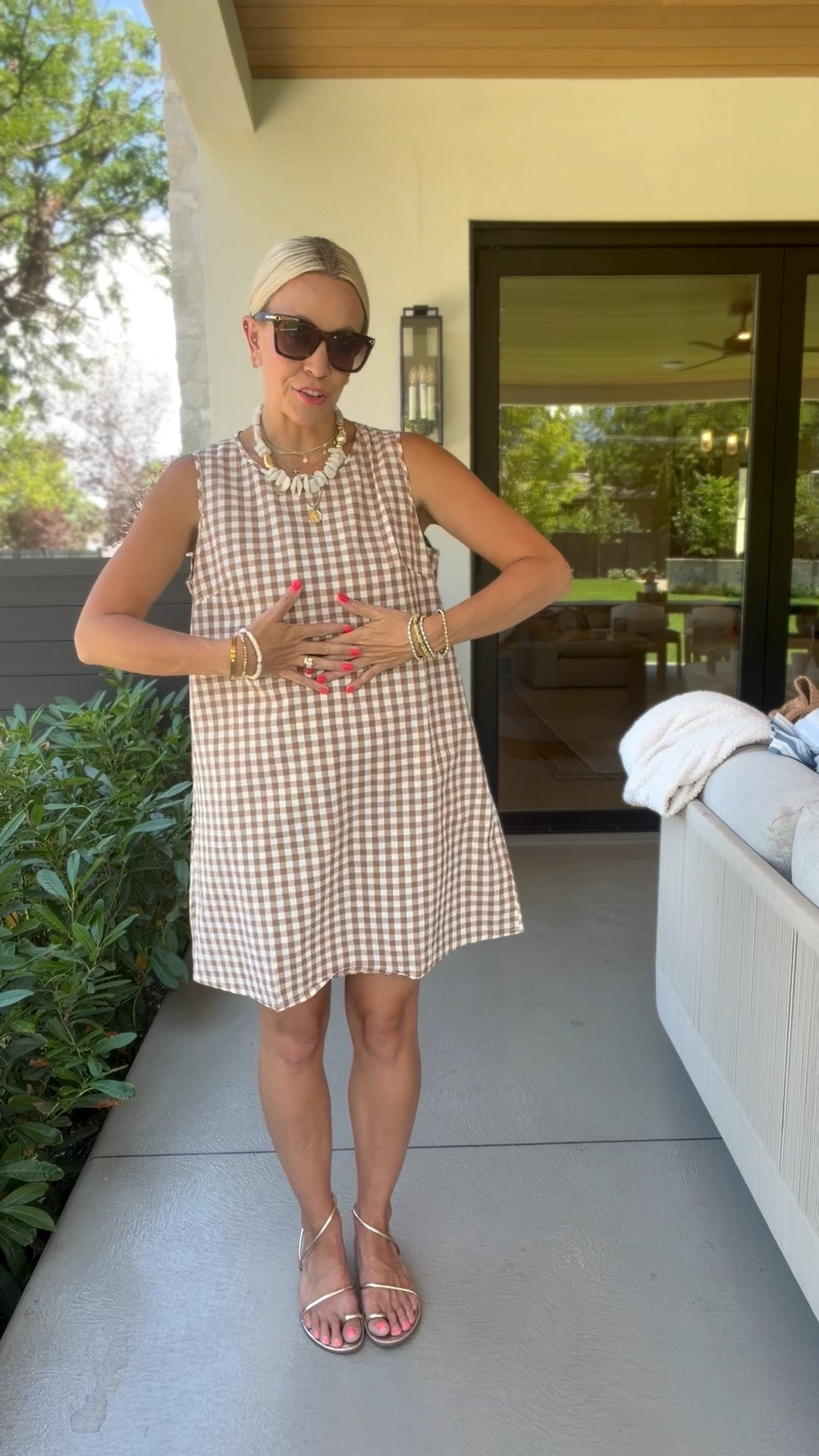 Gingham is all the rage and for good reason! This looks just like Anthro! Size M

#LTKootd #LTKgrwm #LTKmomlife