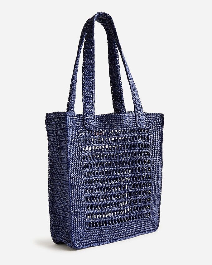 Open-weave tote bag | J.Crew US