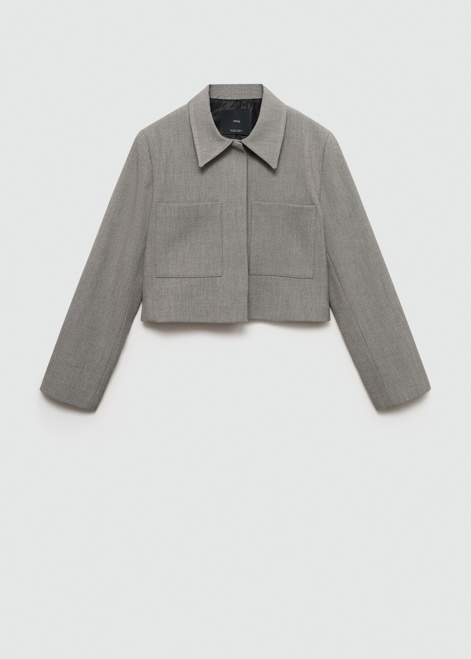 Cropped jacket with pockets | MANGO (UK)