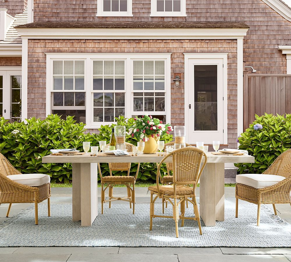 Mirada Slab Outdoor Dining Table | Pottery Barn (US)