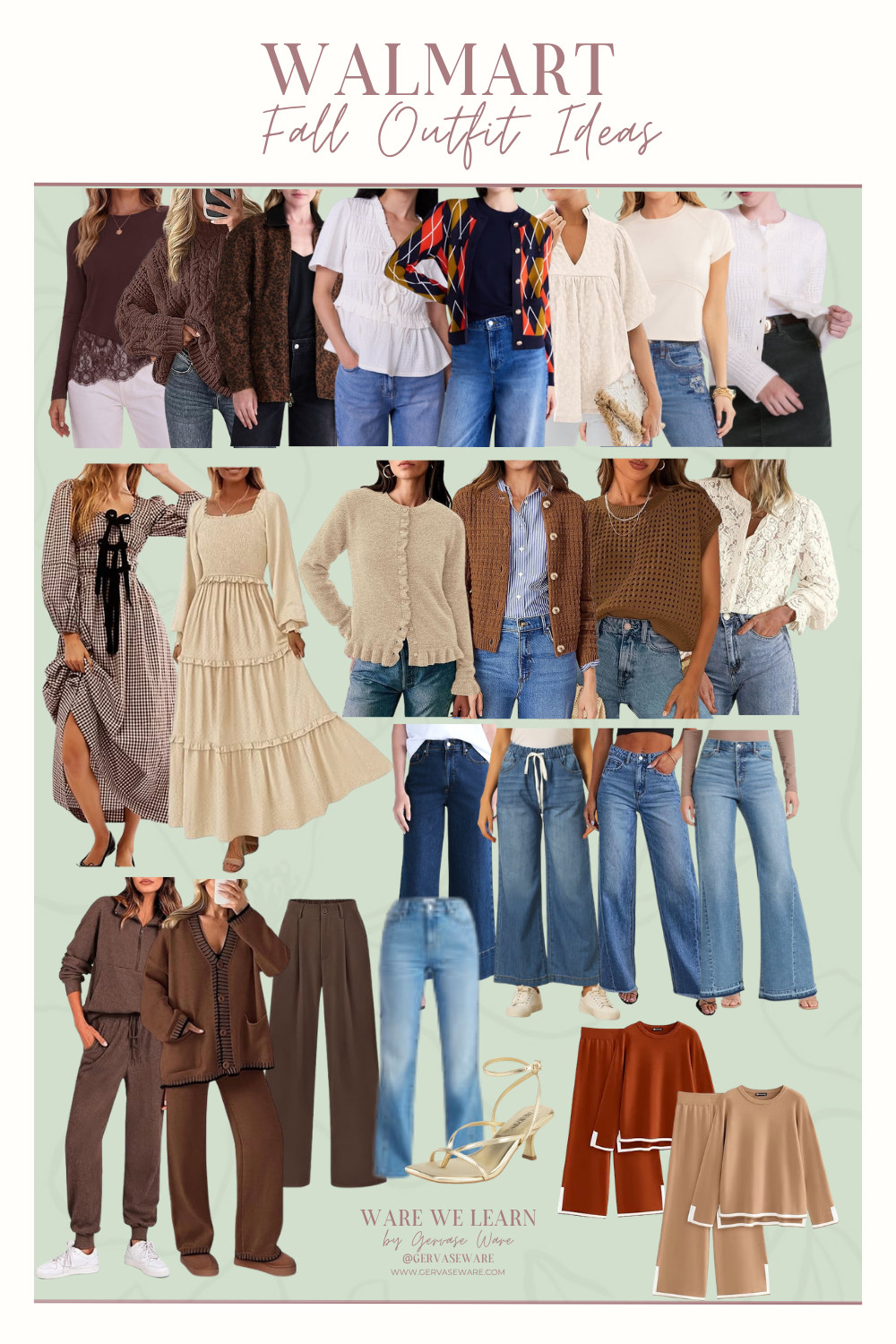 WALMART Fall Outfit Ideas

 

 #LTKgrwm #LTKootd #LTKWorkwear
