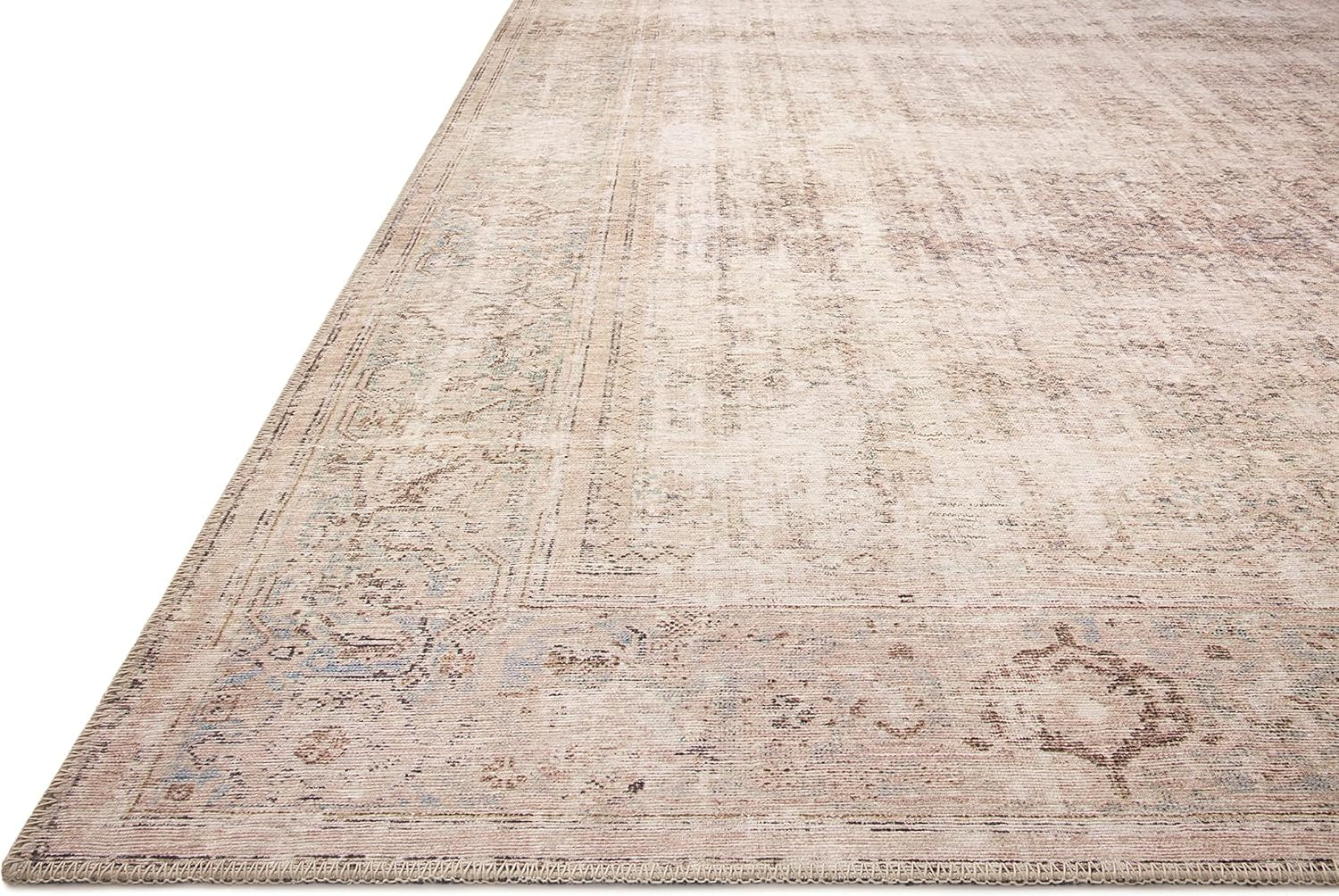 Amber Lewis x Loloi Georgie Collection GER-02 Ocean / Sand 5' x 7'6" Area Rug | Amazon (US)