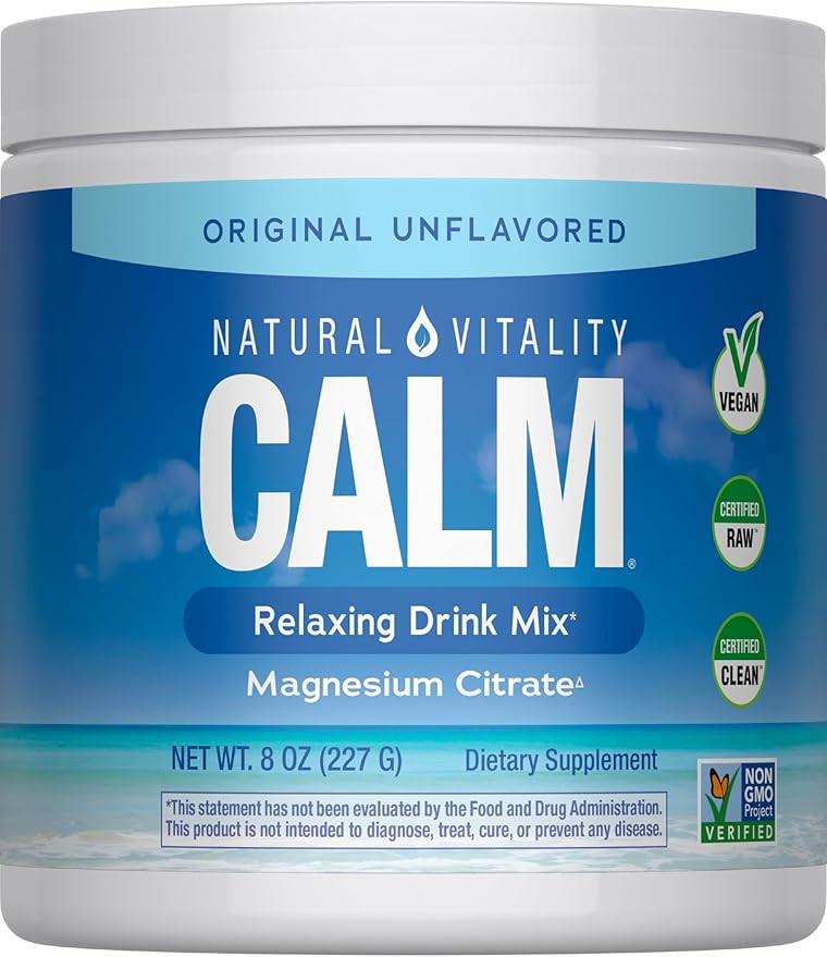 Natural Vitality MaxCalm Magnesium Powder | High Absorbable Ionic Glycinate and Citrate Formula |... | Amazon (US)