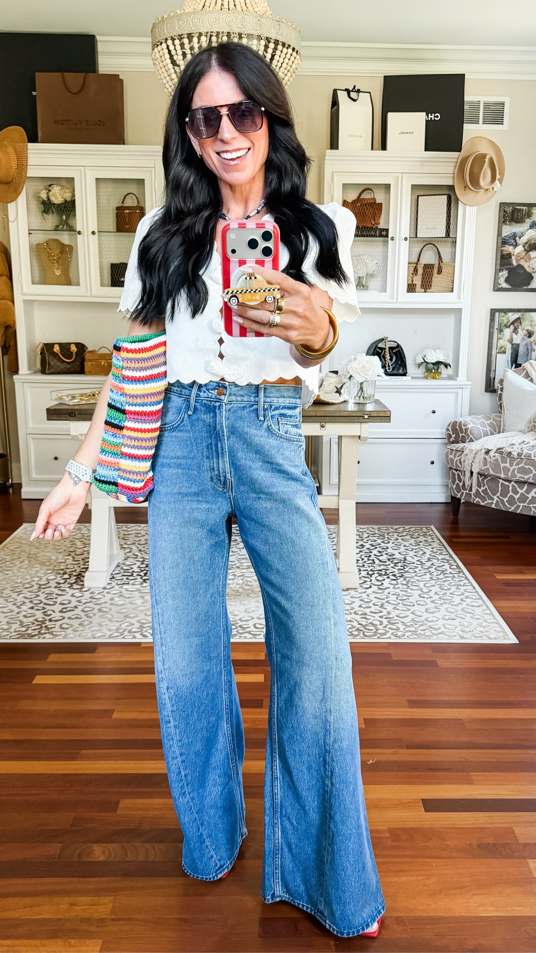 Wearing a small top
25 denim
Date night outfit 

#LTKSeasonal #LTKootd #LTKFestival