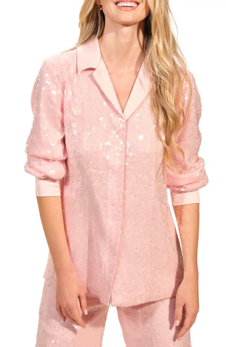 Isaac Mizrahi New York Sequin Notch Lapel Blazer | Nordstrom | Nordstrom