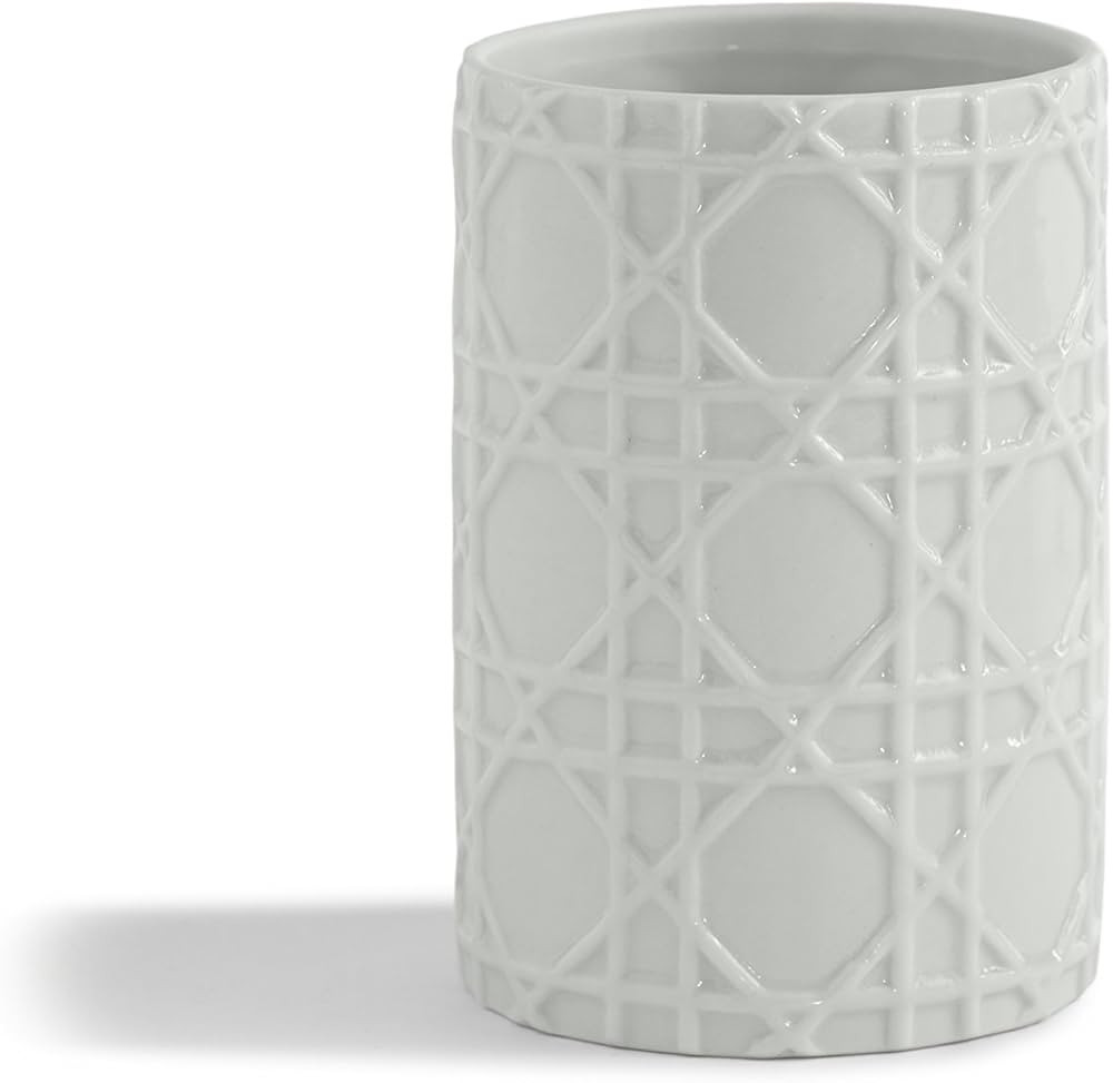 Kassatex ARN-T Rattan Tumbler, White | Amazon (US)