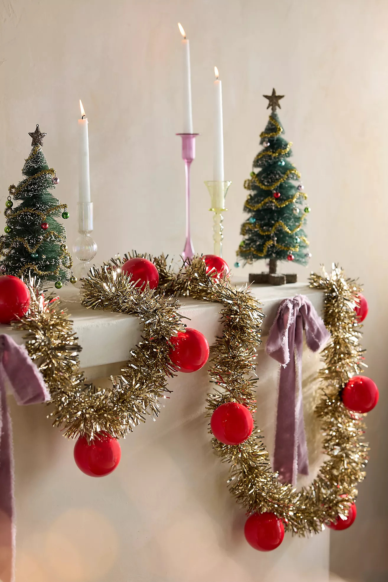 Enamel Bauble + Tinsel Garland | Terrain