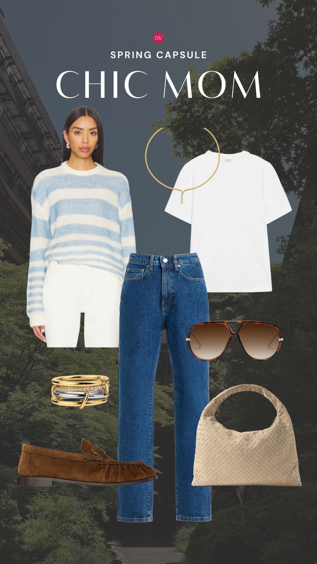 Spring Capsule- Chic mom on the go! Love the fit and wash of these jeans! 

#LTKSeasonal #LTKOver40