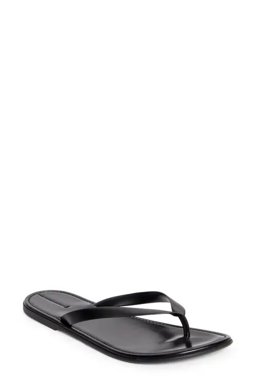 The Row Beach Flip Flop in Black at Nordstrom, Size 9.5Us | Nordstrom