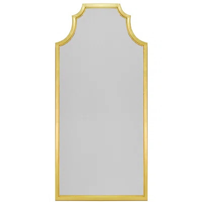Pagoda Modern and Contemporary Accent Mirror Worlds Away Finish: Gold | Wayfair North America