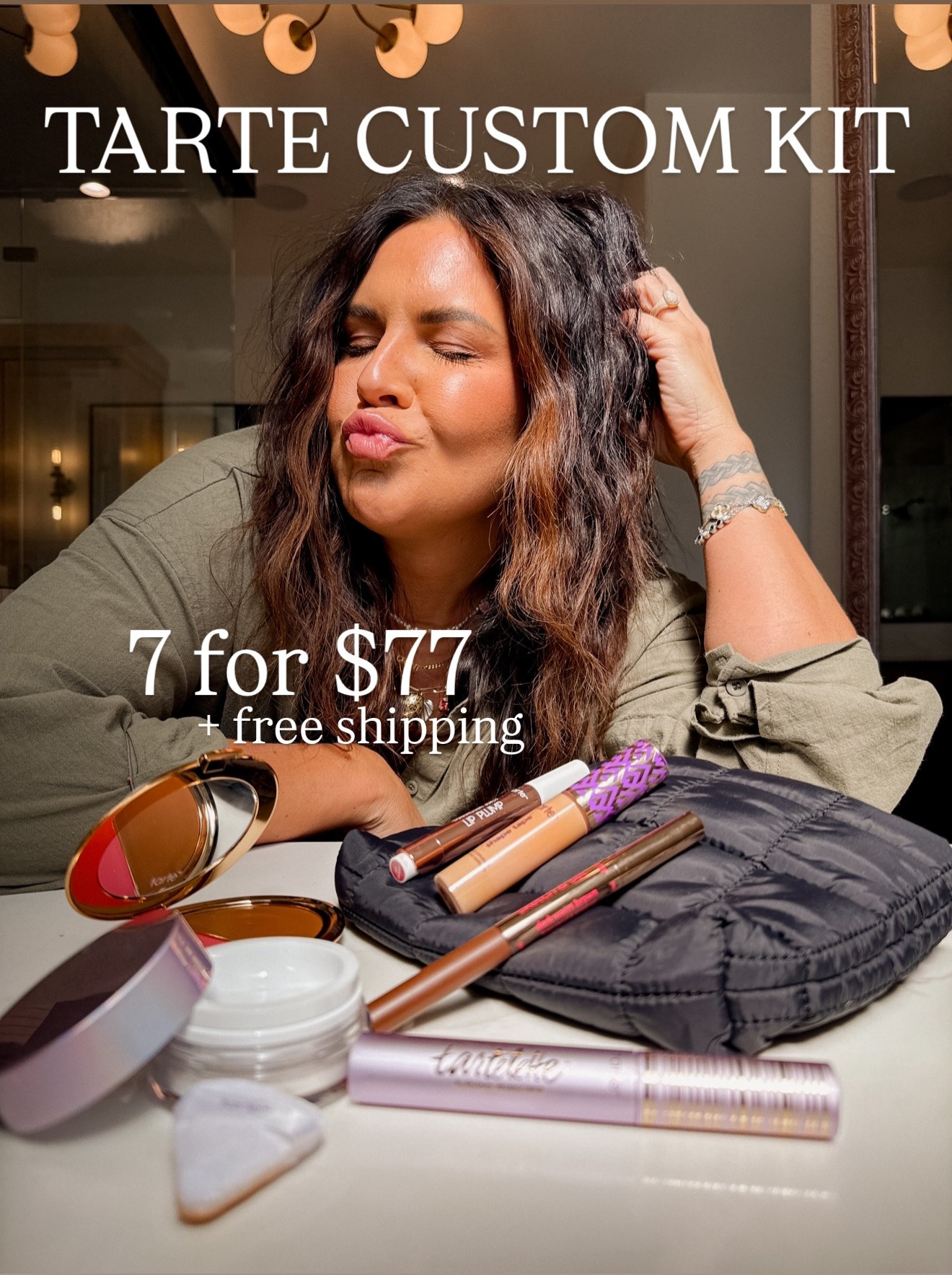 My kit has a couple items that you can’t get in the regular kits. 
But feel free to make your own!
You can also use code; BWC15 for 15% off anything else. @tartecosmetics #tartepartner


#LTKFindsUnder50 #LTKMidsize #LTKStyleTip