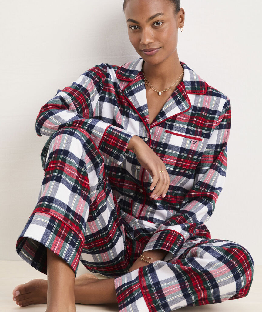 Women's Flannel Pajama Set | vineyard vines