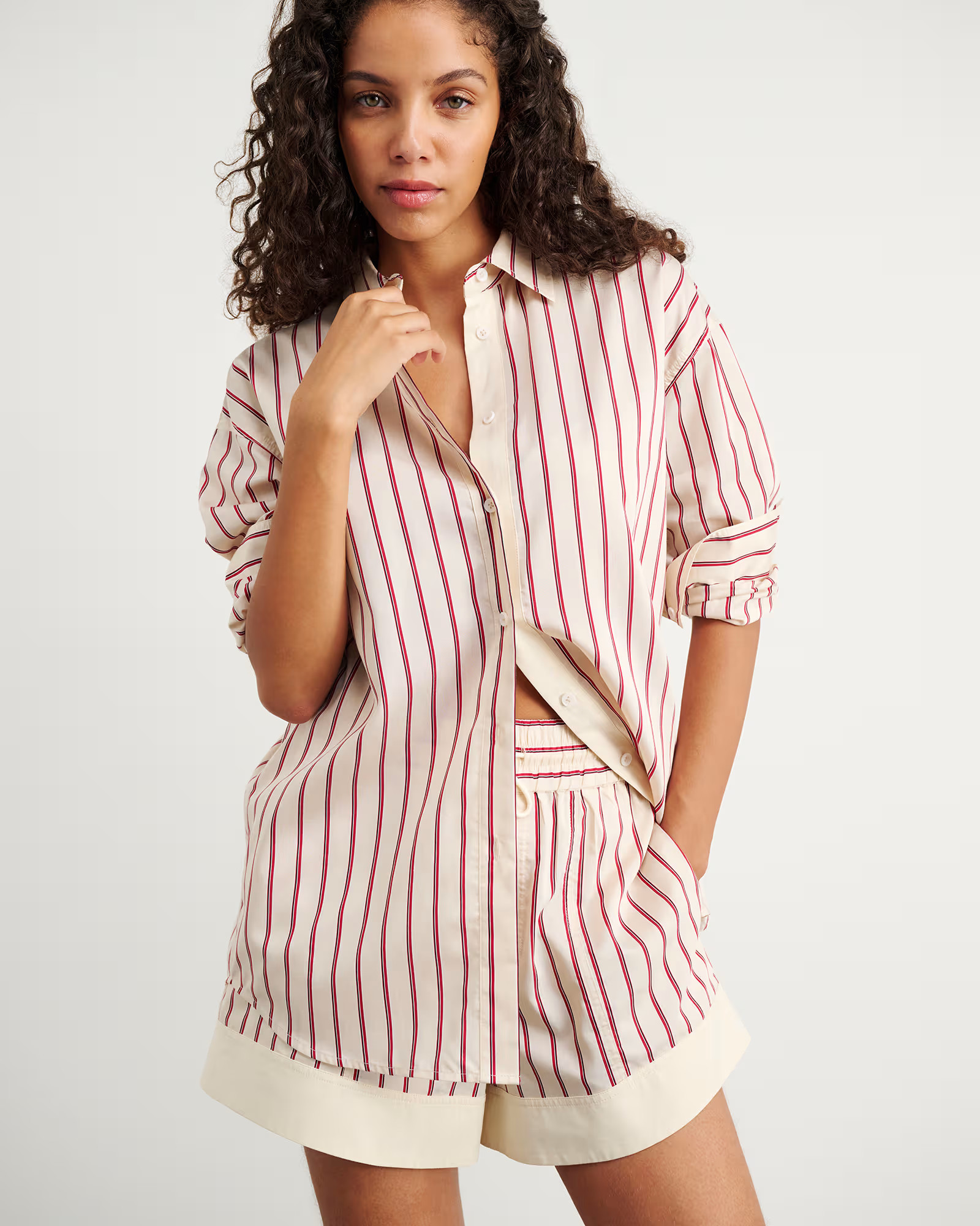 Gigi Poplin Relaxed Shirt | JAG (Australia & New Zealand)