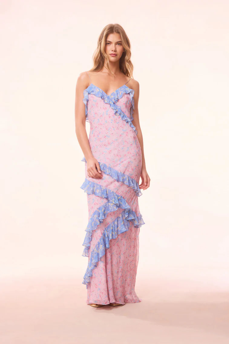 Rialto Re-Edition Floral Maxi Dress - WINDSOR ROSE PRINT MIX / 8 | LoveShackFancy