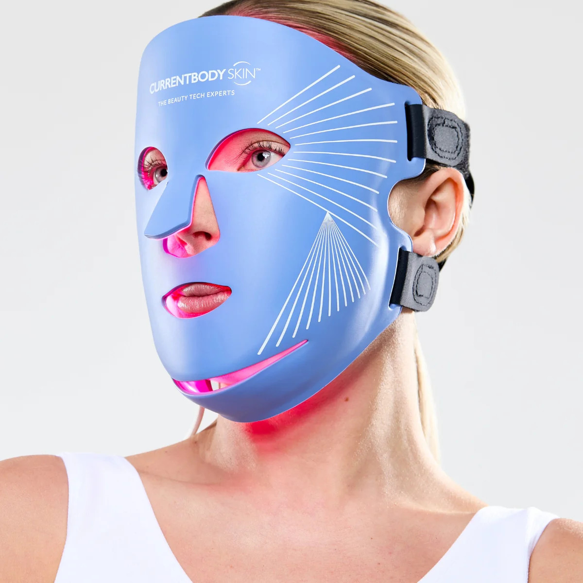 Blue LED Light Therapy Face Mask for Spots | CurrentBody Skin | Currentbody (UK, IE)